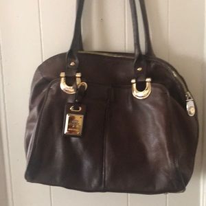 COPY - All leather brown bag.